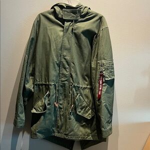 Alpha Industries Olive Green Military Jacket